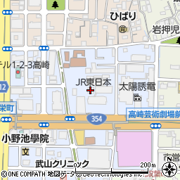 東日本旅客鉄道上信越工事周辺の地図