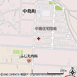 群馬県高崎市中島町135-18周辺の地図