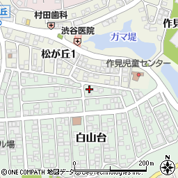石川県加賀市白山台周辺の地図