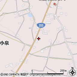 茨城県笠間市南小泉660周辺の地図