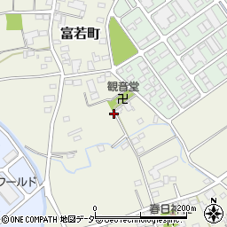 群馬県太田市富若町周辺の地図
