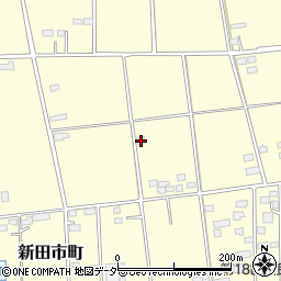 群馬県太田市新田市町142周辺の地図