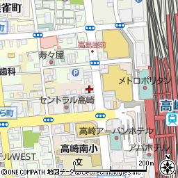 日本臓器製薬株式会社　高崎営業所周辺の地図