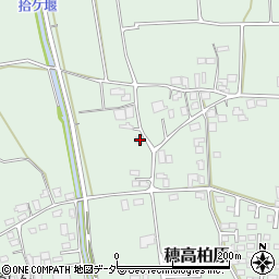 長野県安曇野市穂高柏原1261周辺の地図