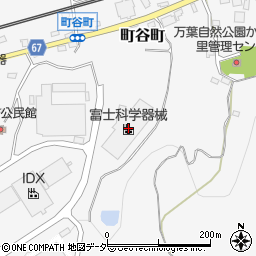 栃木県佐野市町谷町2952周辺の地図