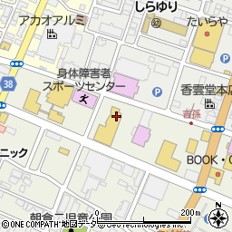 くるめーと　朝倉店周辺の地図