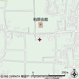 長野県安曇野市穂高柏原1155周辺の地図