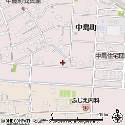 群馬県高崎市中島町43-3周辺の地図