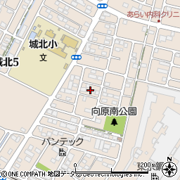 栃木県小山市城北4丁目8周辺の地図