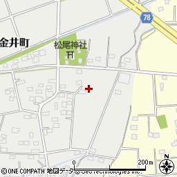 群馬県太田市新田小金井町1134-1周辺の地図