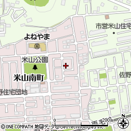 栃木県佐野市米山南町53周辺の地図