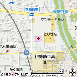 ホリデイスポーツクラブ伊勢崎周辺の地図