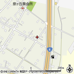 栃木県小山市中久喜1523-38周辺の地図