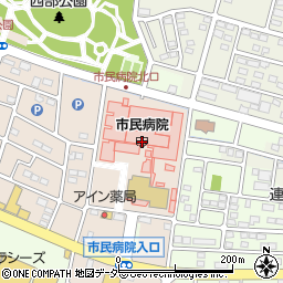 セブンイレブンＫＯＹＯ伊勢崎市民病院店周辺の地図