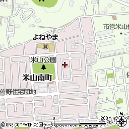 栃木県佐野市米山南町53-18周辺の地図