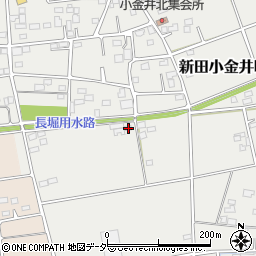 群馬県太田市新田小金井町1257-1周辺の地図