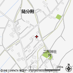 茨城県笠間市随分附428周辺の地図