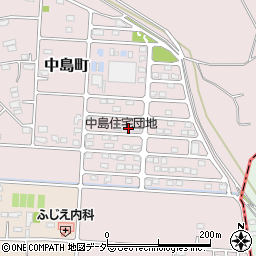 群馬県高崎市中島町111-20周辺の地図