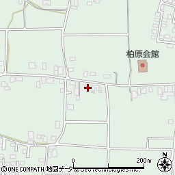 長野県安曇野市穂高柏原1174周辺の地図