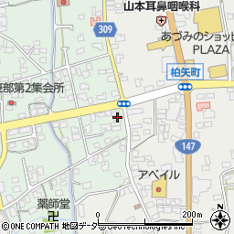長野県安曇野市穂高柏原899周辺の地図