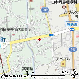 長野県安曇野市穂高柏原901周辺の地図