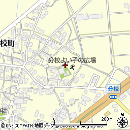 石川県加賀市分校町ウ周辺の地図