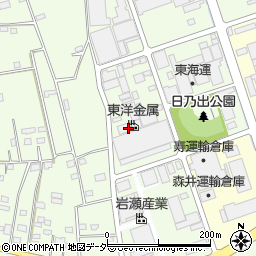 東洋金属株式会社　北関東支店周辺の地図