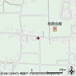 長野県安曇野市穂高柏原5492周辺の地図