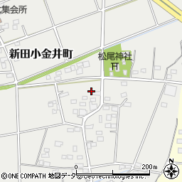 群馬県太田市新田小金井町1184周辺の地図