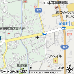 長野県安曇野市穂高柏原900周辺の地図