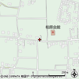 長野県安曇野市穂高柏原1446周辺の地図