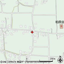 長野県安曇野市穂高柏原1185周辺の地図