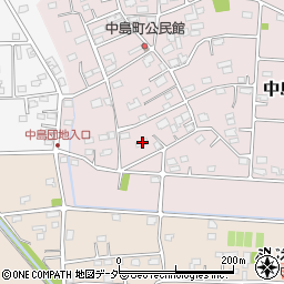 群馬県高崎市中島町602周辺の地図