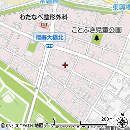 栃木県足利市寿町周辺の地図