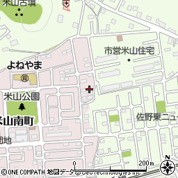 栃木県佐野市米山南町51-9周辺の地図