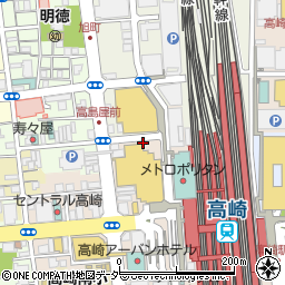 リンツ ショコラ カフェ 高崎オーパ店周辺の地図