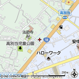 海鮮四季 北海亭 安中店周辺の地図