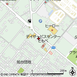 友部旭町郵便局周辺の地図