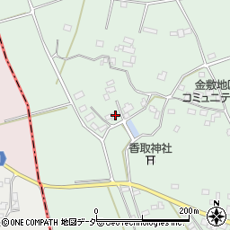 茨城県桜川市金敷381-3周辺の地図