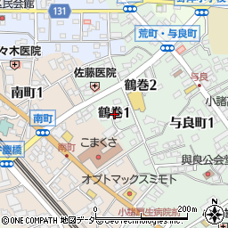 〒384-0007 長野県小諸市鶴巻の地図