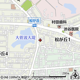 加賀松が丘郵便局周辺の地図