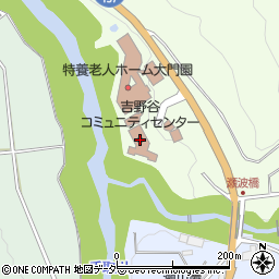 吉野谷公民館周辺の地図