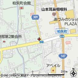 長野県安曇野市穂高柏原912周辺の地図