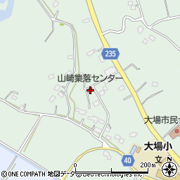 山崎集落センター周辺の地図