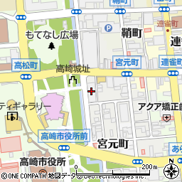 戸田建設株式会社　群馬営業所周辺の地図