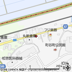 栃木県佐野市町谷町303周辺の地図