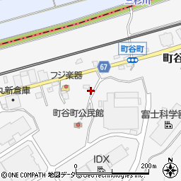 栃木県佐野市町谷町224周辺の地図