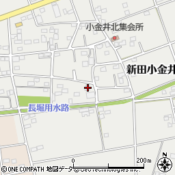 群馬県太田市新田小金井町1326周辺の地図