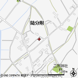 茨城県笠間市随分附419周辺の地図