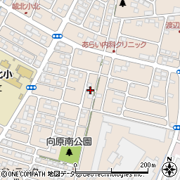 栃木県小山市城北4丁目17周辺の地図